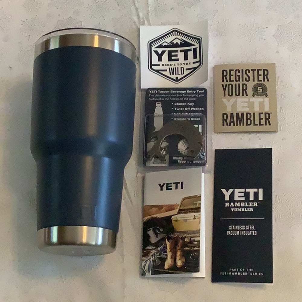 New YETI tumbler